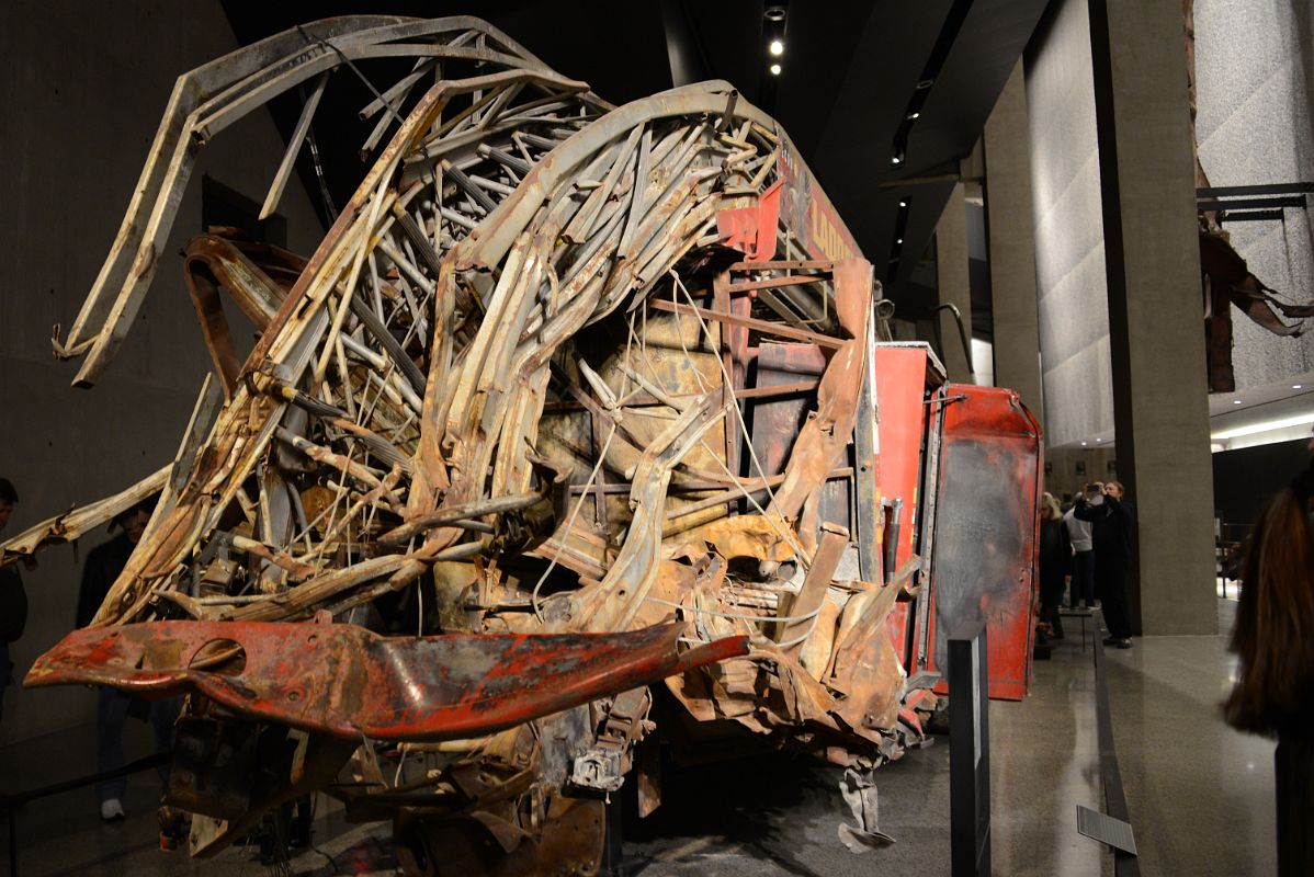 26B New York City Fire Department Ladder Company 3 Truck In The Center Passage 911 Museum New York